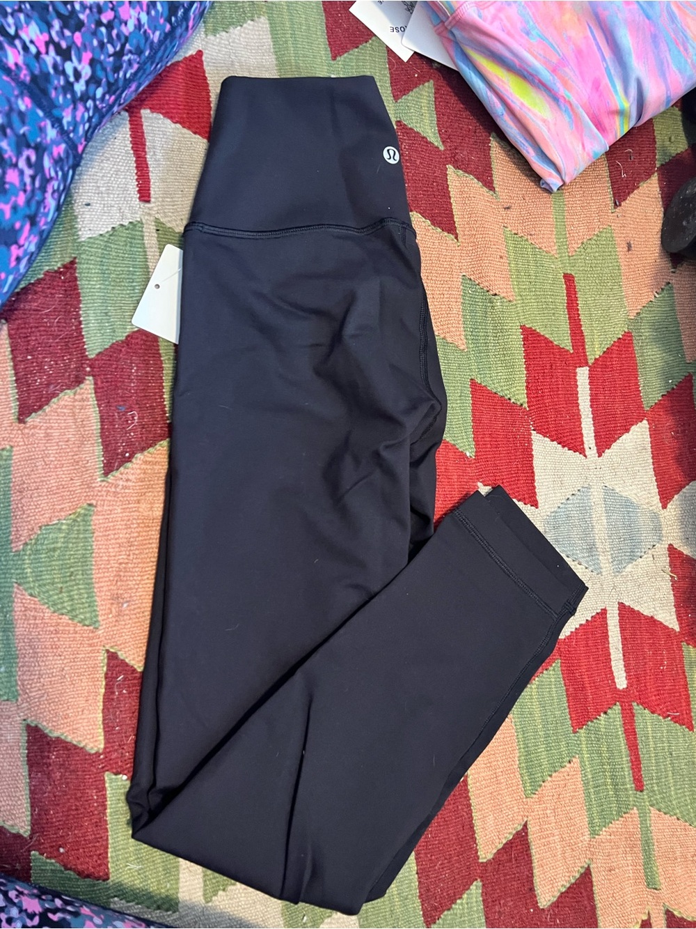lululemon athletica Black High-Rise Leggings wunder under 25” NWT size 6